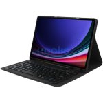 Samsung Galaxy Tab A7 Lite 8.7 SM-T220 / T225, Bluetooth billentyűzetes mappa tok, érintőceruza tartó, érintőceruza nélkül, TP SC Pen Holder + Keyboard, fekete