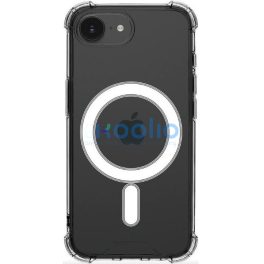   Apple iPhone 16e / 17e, Műanyag hátlap védőtok + szilikon keret, közepesen ütésálló, Magsafe töltővel kompatibilis, Tactical MagForce Plyo, átlátszó