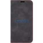 Apple iPhone 16e / 17e, Oldalra nyíló tok, stand, kártyatartóval, Tactical Xproof, fekete