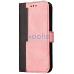 Huawei Honor Magic 7 Pro, Oldalra nyíló tok, stand, kártyatartóval, kézpánttal, Wooze Colour Wallet, rózsaszín