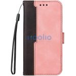 Samsung Galaxy A26 5G SM-A266B, Oldalra nyíló tok, stand, kártyatartóval, kézpánttal, Wooze Colour Wallet, rózsaszín
