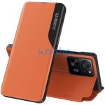 Samsung Galaxy A36 5G SM-A366B, Oldalra nyíló tok, stand, hívás mutatóval, Wooze FashionBook, sárga