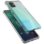 Samsung Galaxy A56 5G SM-A566B, Szilikon tok, légpárnás sarok, Wooze Silicone Armor, átlátszó