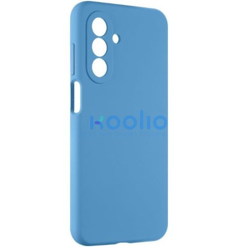 Samsung Galaxy A26 5G SM-A266B, Szilikon tok, mikrofiber plüss belső, Tactical Velvet Smoothie, világoskék