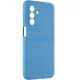 Samsung Galaxy A26 5G SM-A266B, Szilikon tok, mikrofiber plüss belső, Tactical Velvet Smoothie, világoskék