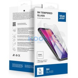   Samsung Galaxy A26 5G SM-A266B, Kijelzővédő fólia, ütésálló fólia (az íves részre NEM hajlik rá!), Tempered Glass (edzett üveg), Blue Star, Clear