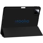 Xiaomi Pad 7 (11.2) / Pad 7 Pro (11.2), mappa tok, közepesen ütésálló, érintőceruza tartó, érintőceruza nélkül, Trifold, TP SC Pen Holder, fekete