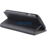 Huawei Honor 400 Lite, Oldalra nyíló tok, stand, Smart Magnet, fekete