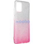 Apple iPhone 17 Pro Max, Szilikon tok, csillogó, Forcell Shining, vörösarany/ezüst