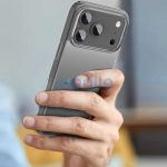 Apple iPhone 17 Pro Max, Műanyag hátlap védőtok + szilikon keret, FlexAir Hybrid, átlátszó