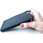 Samsung Galaxy S25 FE SM-S731, Oldalra nyíló tok, stand, Fancy Book, fekete