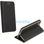 Samsung Galaxy S25 FE SM-S731, Oldalra nyíló tok, stand, Luna Book, fekete