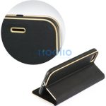 Samsung Galaxy S25 FE SM-S731, Oldalra nyíló tok, stand, Luna Book, fekete