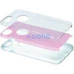 Samsung Galaxy S25 FE SM-S731, Szilikon tok, csillogó, Forcell Shining, vörösarany