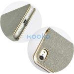 Samsung Galaxy A17 4G / A17 5G SM-A175F / A176B, Oldalra nyíló tok, stand, Luna Book, ezüst