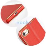 Samsung Galaxy A17 4G / A17 5G SM-A175F / A176B, Oldalra nyíló tok, stand, Luna Book, piros