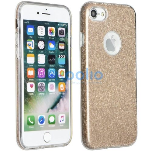 Samsung Galaxy A17 4G / A17 5G SM-A175F / A176B, Szilikon tok, csillogó, Forcell Shining, arany