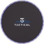 Univerzális vezeték nélküli töltő, Qi Wireless, gyorstöltés, LED - es, 15W, Tactical Base Plug, fekete