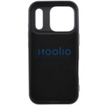 Apple iPhone 16 Plus, Szilikon tok, stand, telefontartó gyűrű, Roar Amber, fekete