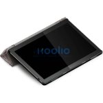 Xiaomi Pad 6 (11.0) / Pad 6 Pro (11.0), mappa tok, Eiffel torony, térkép minta, Trifold, szürke