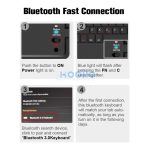 Apple iPad Pro 11 (2024 / 2025), Bluetooth billentyűzetes, mappa tok, Touch Pad, mágneses rögzítés, Wooze Simple Touch, fekete