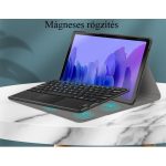 Apple iPad Pro 13 (2024 / 2025), Bluetooth billentyűzetes, mappa tok, Touch Pad, mágneses rögzítés, Wooze Simple Touch, fekete