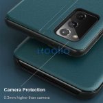 Apple iPhone 16, Oldalra nyíló tok, stand, Wooze FashionBook, zöld