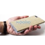 Apple iPhone 16, Szilikon tok, csillogó, Forcell Shining, arany