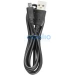 Hálózati töltő adapter, 5V / 1000 mAh, USB aljzat, microUSB kábellel, fekete