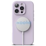 Apple iPhone 16 Pro Max, Szilikon tok, mikrofiber belső, közepesen ütésálló, Magsafe kompatibilis, Ringke Silicone Magnetic, lila