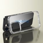 Apple iPhone 16 Pro, Műanyag hátlap védőtok + szilikon keret, FlexAir Hybrid, átlátszó