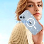 Apple iPhone 16 Pro, Műanyag hátlap védőtok + szilikon keret, Magsafe töltővel kompatibilis, csillogó hátlap, FlexAir Hybrid Magsafe Glitter, átlátszó