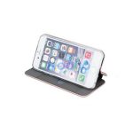 Apple iPhone 16 Plus, Oldalra nyíló tok, stand, Forcell Elegance, vörösarany