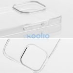 Apple iPhone 16 Pro, Szilikon tok, 2 mm vastag, átlátszó