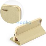 Samsung Galaxy A16 4G / A16 5G SM-A165F / A166B, Oldalra nyíló tok, stand, Luna Book, arany