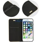 Samsung Galaxy A36 5G SM-A366B, Oldalra nyíló tok, stand, Luna Book, fekete