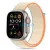 Apple Watch 4-6, SE, SE (2022), SE (2025) (38 / 40 mm) / Watch 7-9 (41 mm) / Watch 10-11 (42 mm), textíl pótszíj, nylon, állítható, légáteresztő, TP Nylon, krém