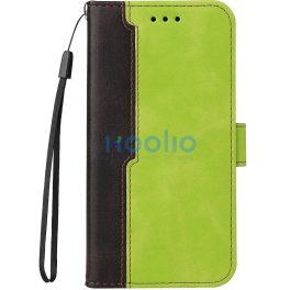   Samsung Galaxy S25 Ultra SM-S938, Oldalra nyíló tok, stand, kártyatartóval, kézpánttal, Wooze Colour Wallet, zöld