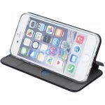 Samsung Galaxy S25 Plus SM-S936, Oldalra nyíló tok, stand, Forcell Elegance, fekete