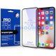 Apple iPhone 16 Pro Max / 17 Pro Max, Kijelzővédő, ütésálló fólia (az íves részre is!), Tempered Glass (edzett üveg), kékfény elleni védelem. Xprotector Anti Blue Light, fekete