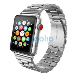   XPRO™ Apple Watch rozsdamentes. vastag acél szíj Ezüst. Apple Watch 38mm / 40mm / 41mm / 42mm (S10) készülékhez