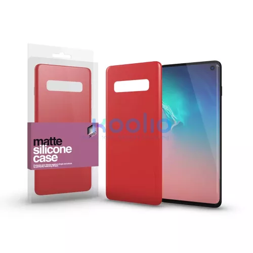 XPRO™ Szilikon matte tok ultravékony korallpiros Samsung Galaxy S20 készülékhez
