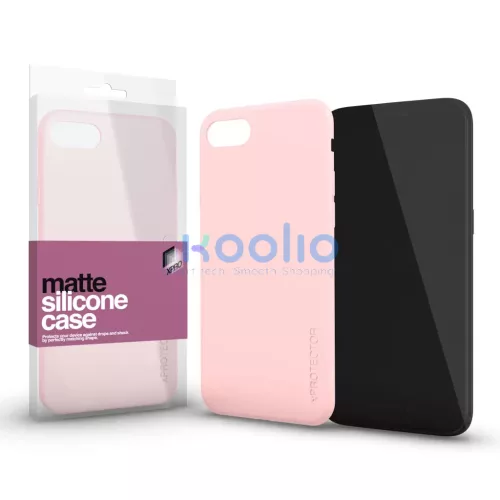 XPRO™ Szilikon  matte tok ultravékony Púder pink Samsung Galaxy A22 5G készülékhez