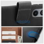  Tech-Protect fekete Waller Book / Flip tok kártyatartóval Samsung Galaxy A16 készülékhez