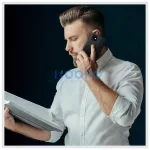  Tech-Protect fekete Waller Book / Flip tok kártyatartóval Samsung Galaxy A16 készülékhez