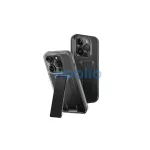 UNIQ Heldro Mount tok állvánnyal iPhone 15 Pro 6.1 készülékhez füst