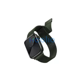   UNIQ Dante Strap Apple Watch Series 1/2/3/4/5/6/7/8/SE/SE2/SE3 készülékhez 38/40/41mm rozsdamentes acél szíj zöld