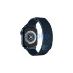 UNIQ Dante Strap Apple Watch Series 1/2/3/4/5/6/7/8/9/SE/SE2/SE3 készülékhez rozsdamentes acél szíj 42/44/45mm kék