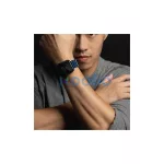 UNIQ Dante Strap Apple Watch Series 1/2/3/4/5/6/7/8/9/SE/SE2/SE3 készülékhez rozsdamentes acél szíj 42/44/45mm kék