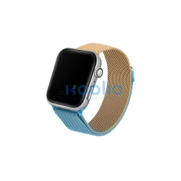   Beline Apple Watch szíj Steel38/40/41mm készülékhez kék/arany